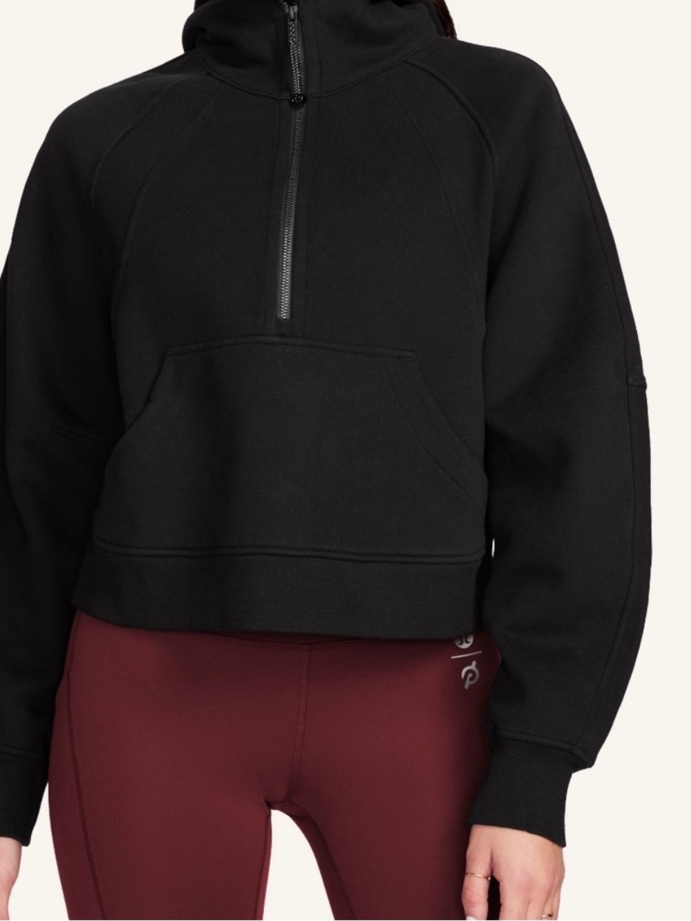 LulumeonXPeloton scuba sweatshirt